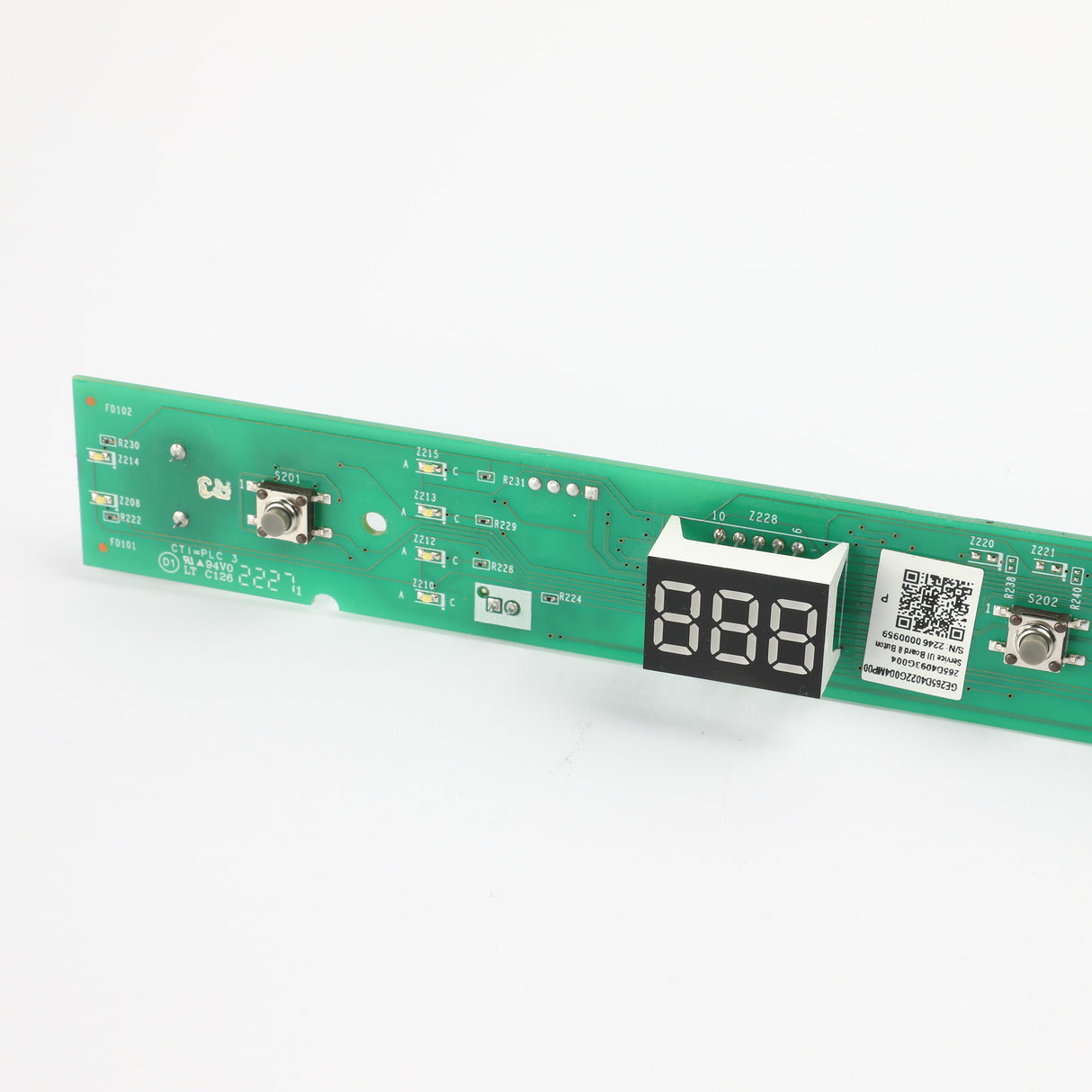 GE WD21X26050 Genuine OEM Configured Service 8 Butons Ui  Board