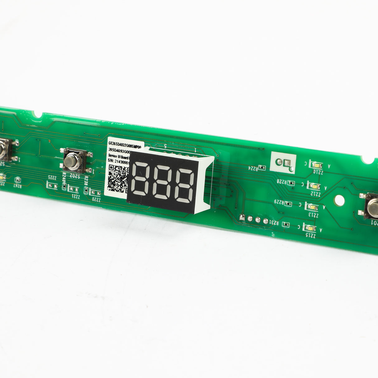 GE WD21X26778 Genuine OEM Configured Service 8 Butons Ui Board.