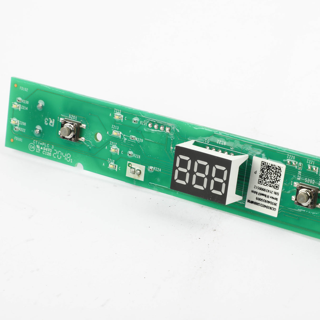 GE WD21X28001 Genuine OEM Configured Service 8 Butons Ui Board