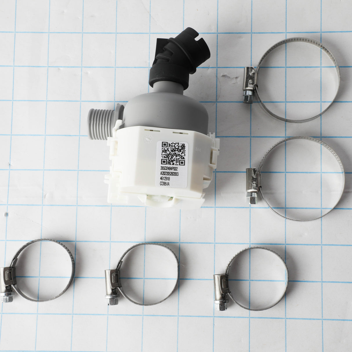 GE WD26X25104 Genuine OEM Variable Drain Pump Kit