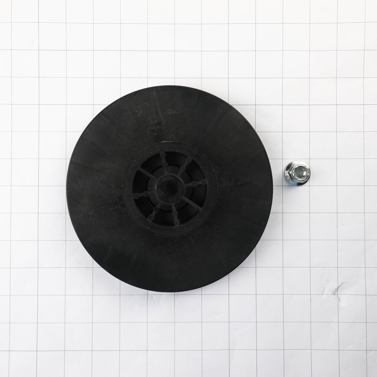GE WH03X33317 Genuine OEM Motor Pulley And Nut