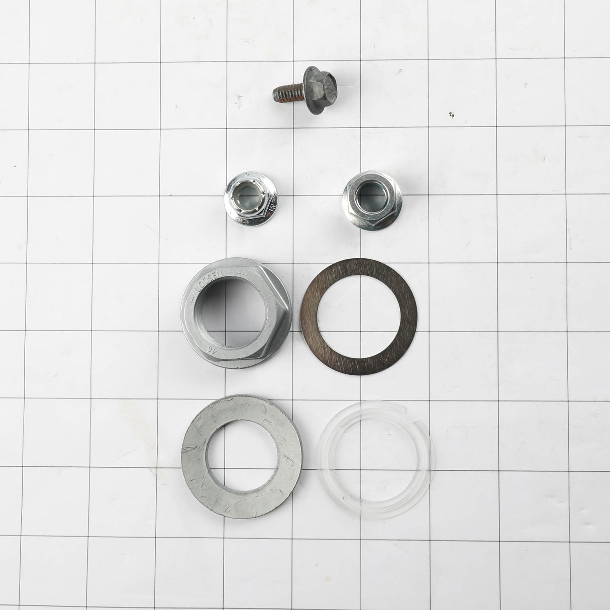 GE WH03X34378 Genuine OEM Platform Bearing Retainer And Fasteners