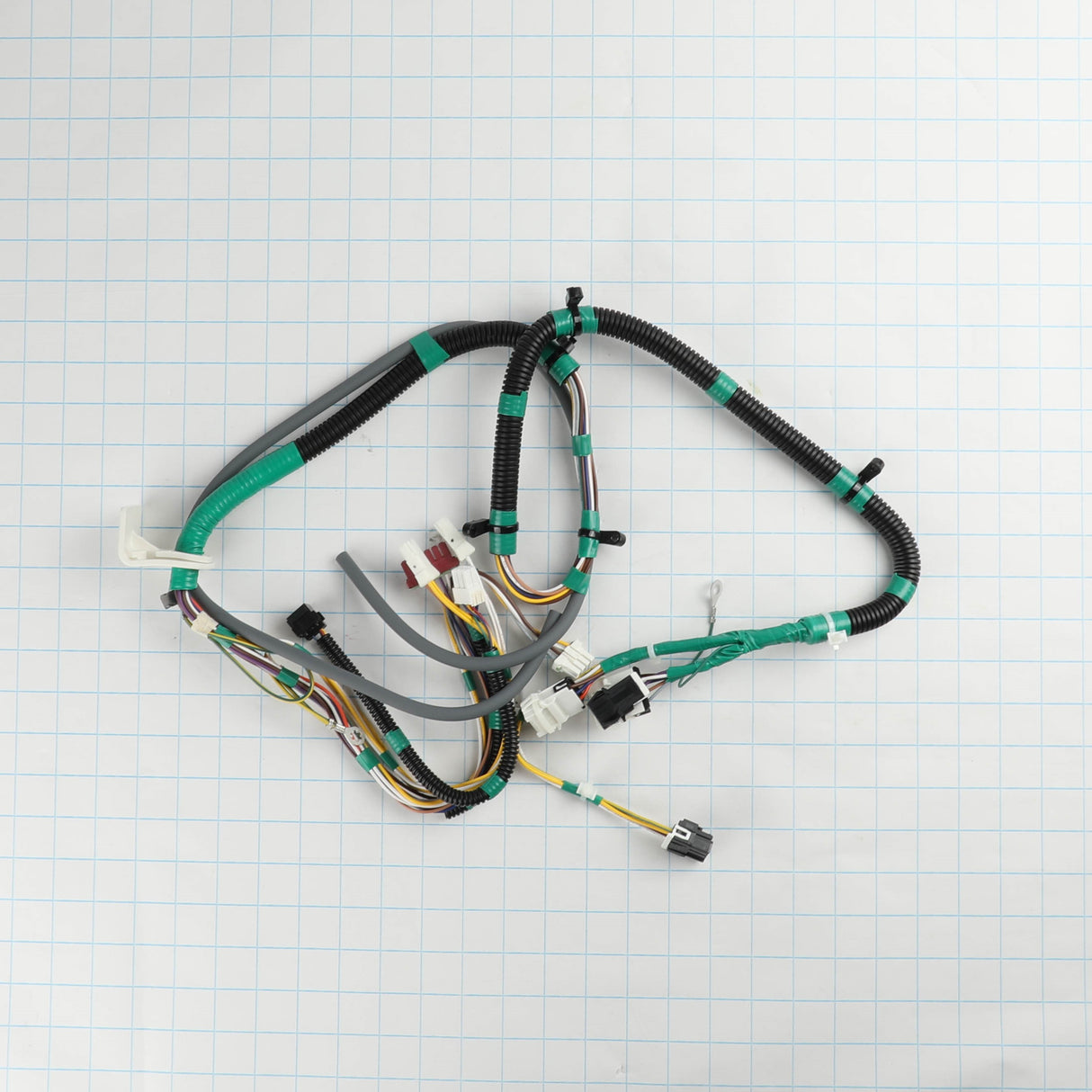 GE WH19X27495 Genuine OEM Harness Main Green