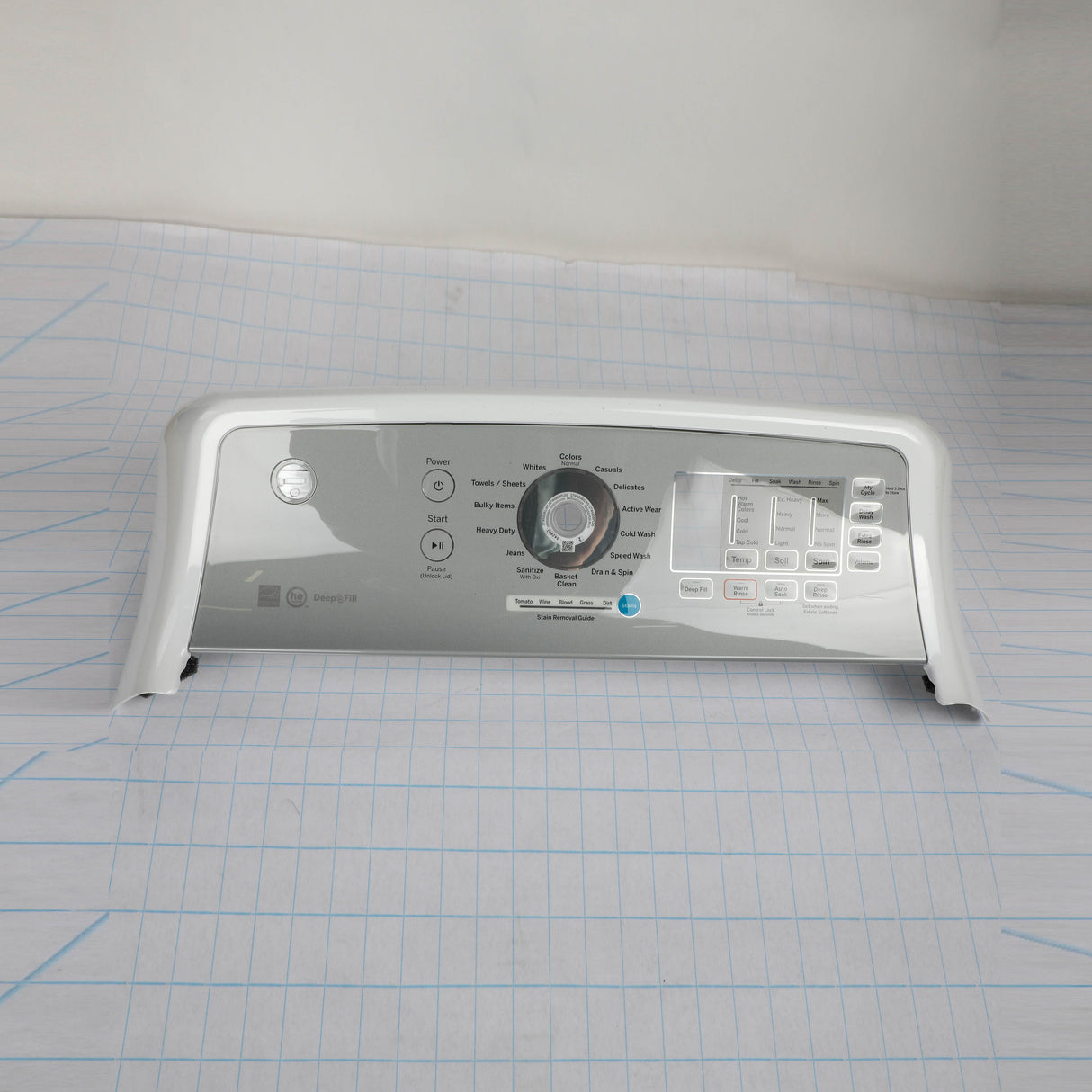 GE WH22X31917 Genuine OEM Control Panel 680/685 White