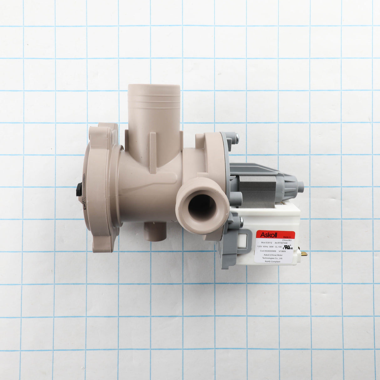 GE WH23X26327 Genuine OEM Washing Machine Drain Pump