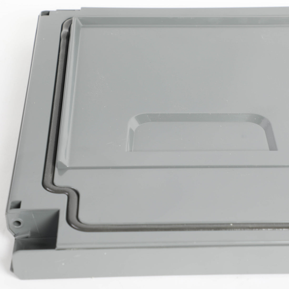GE WR14X36439 Genuine OEM Gray Ice Box Door W/ Gasket And Latch