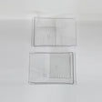 GE WR32X28708 Genuine OEM Vegetable Pan Clear Set