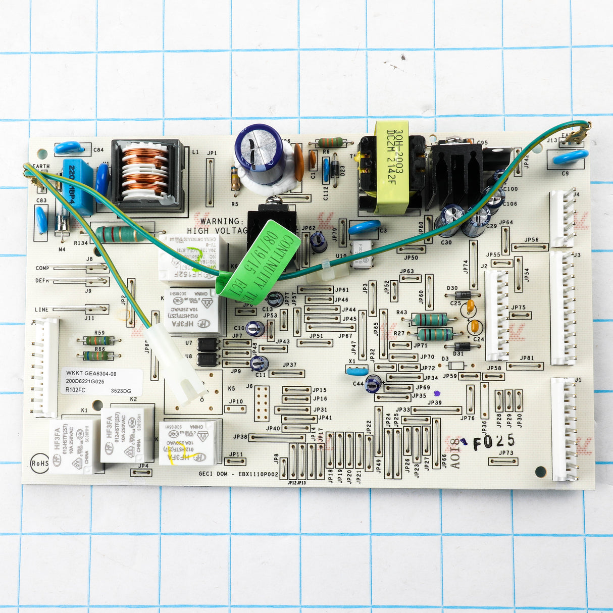 GE WR55X11072C Genuine OEM Refrigerator Main Control Board_Core