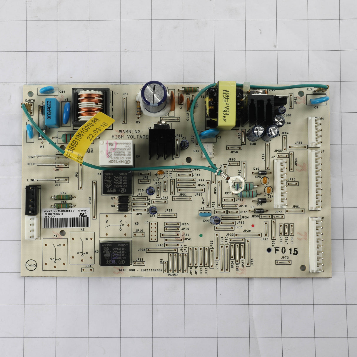 GE WR55X26827 Genuine OEM Board Asm Main Control