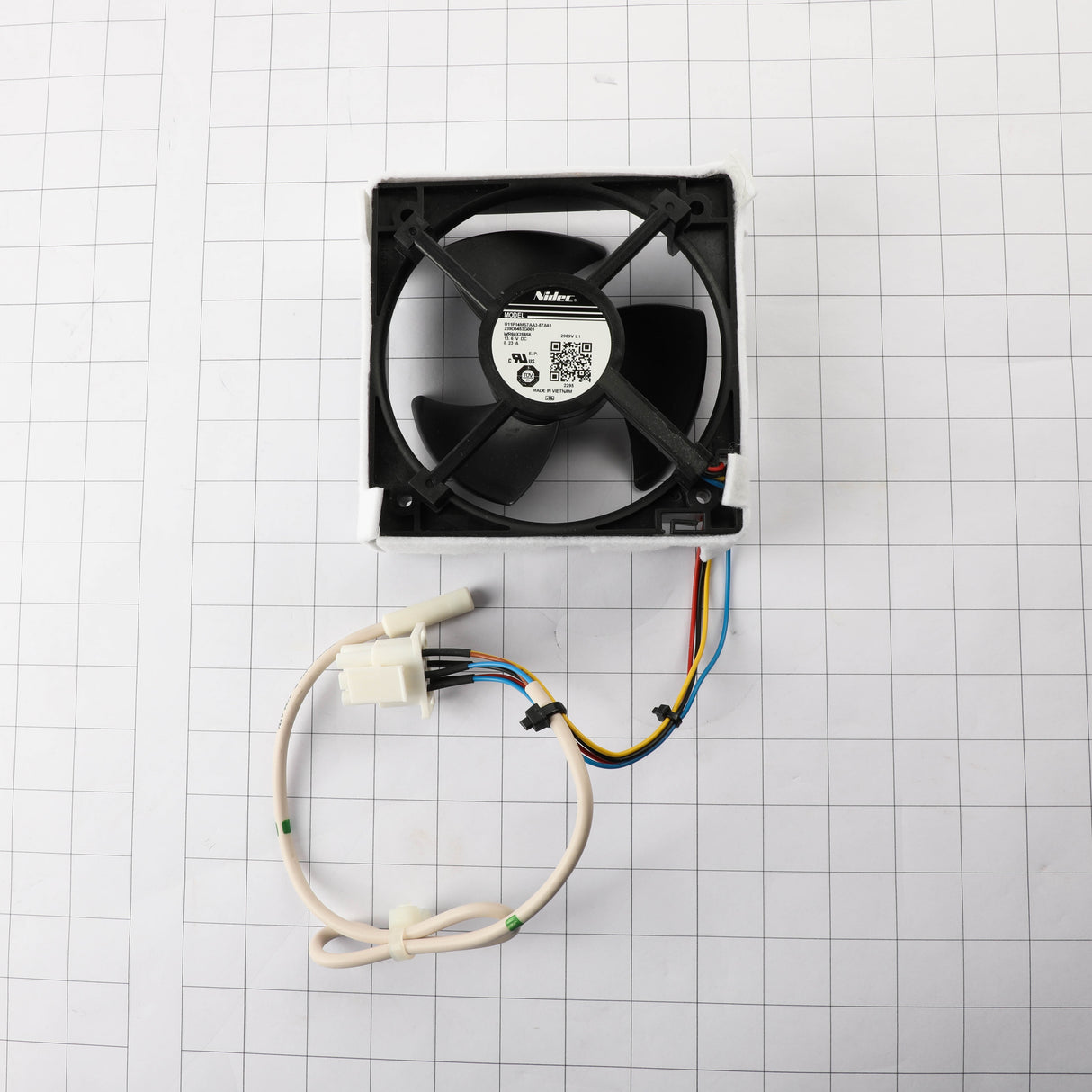 GE WR60X35669 Genuine OEM Freezer Fan W/ Felt