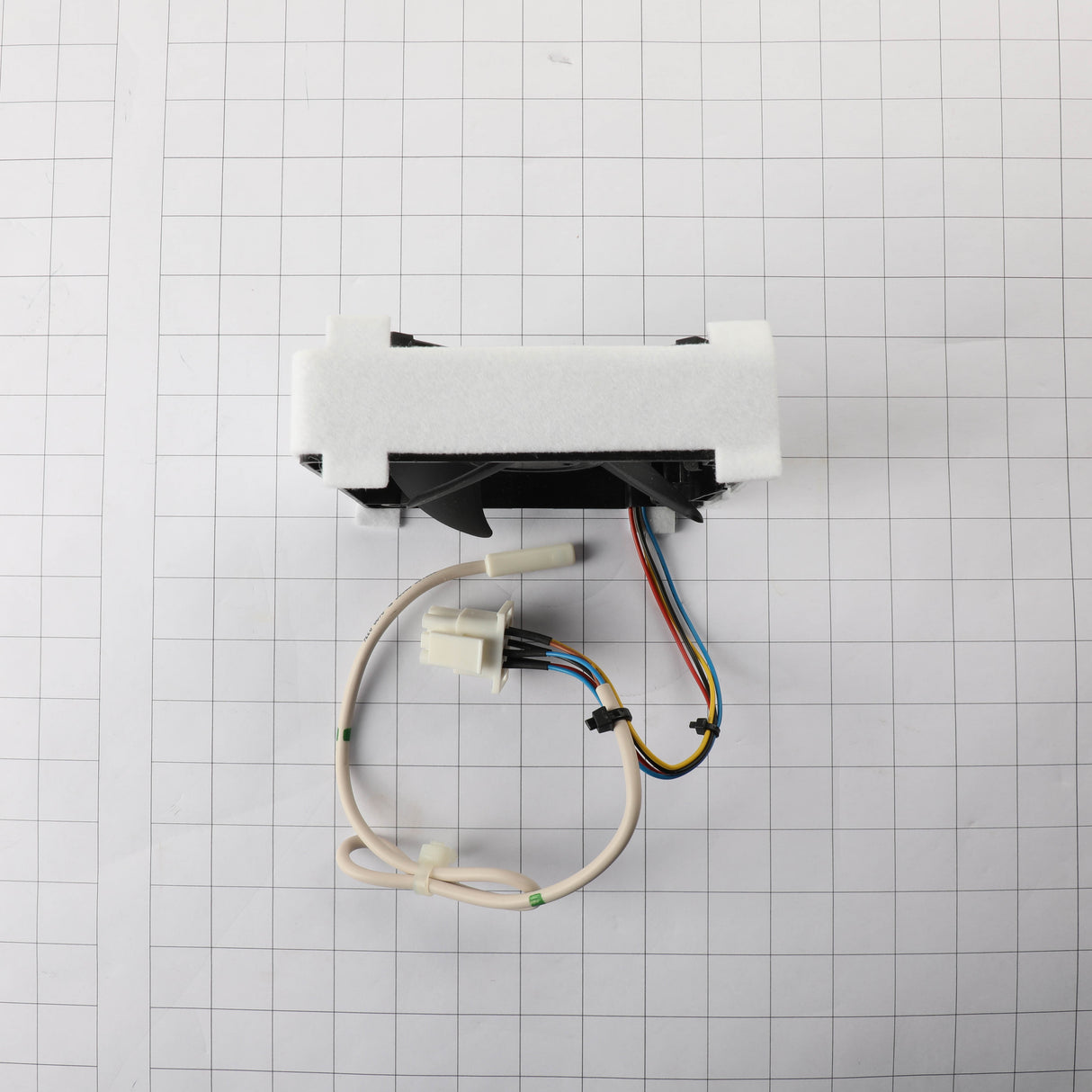 GE WR60X35669 Genuine OEM Freezer Fan W/ Felt