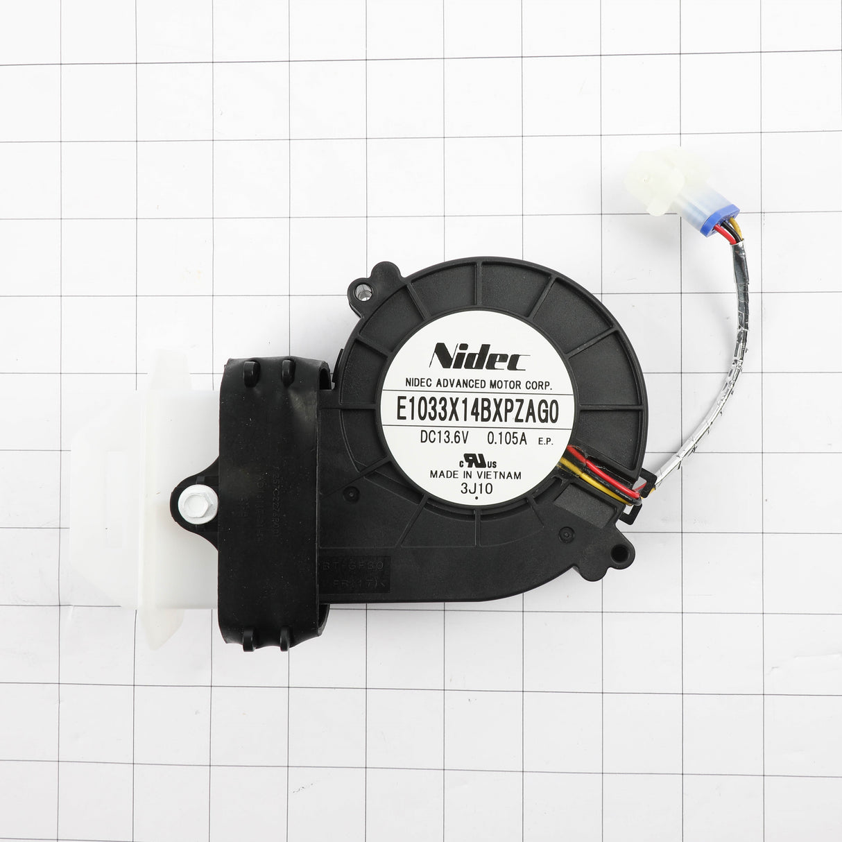 GE WR60X45065 Genuine OEM Icemaker Fan With Gasket