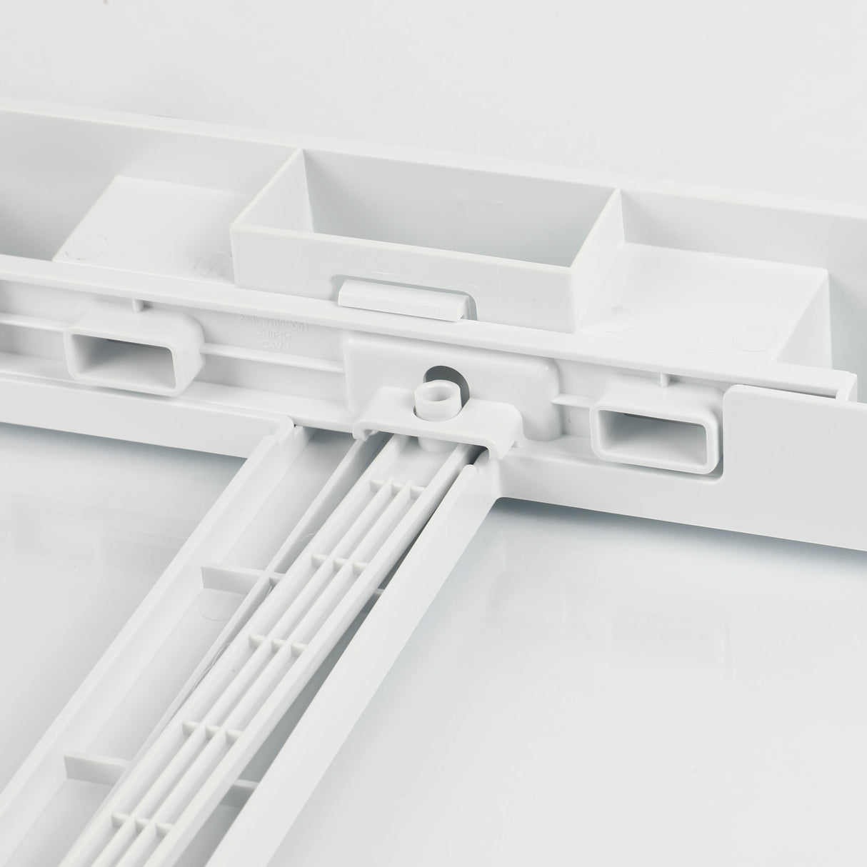 GE WR71X42026 Genuine OEM Full-Width Drawer Cover With Glass