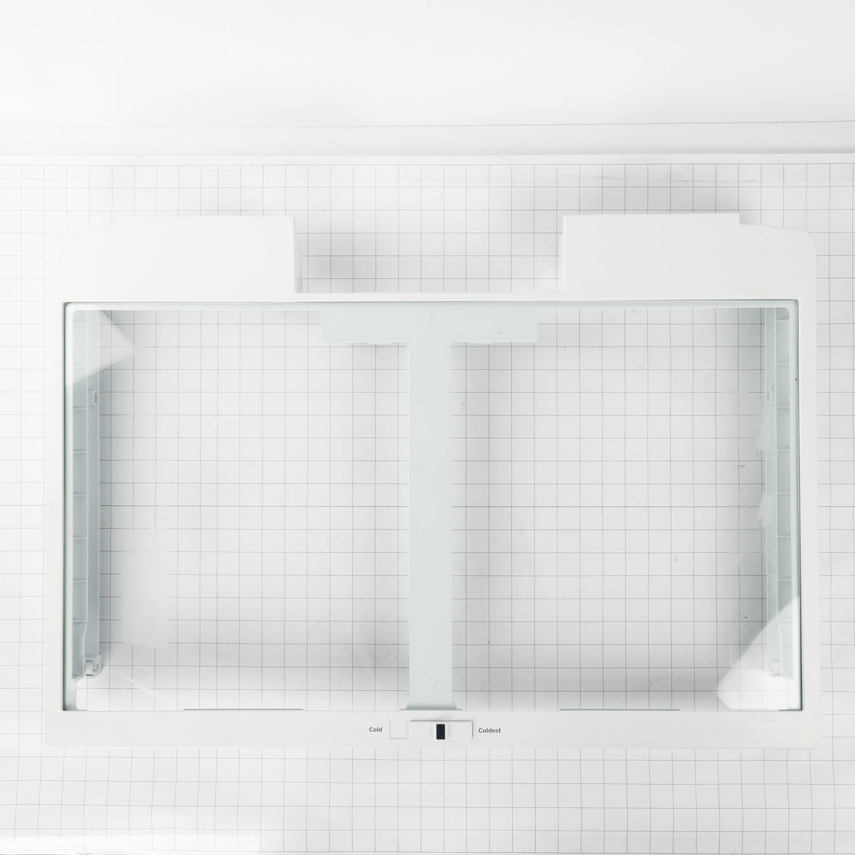 GE WR71X42032 Genuine OEM Full-Width Drawer Cover With Glass