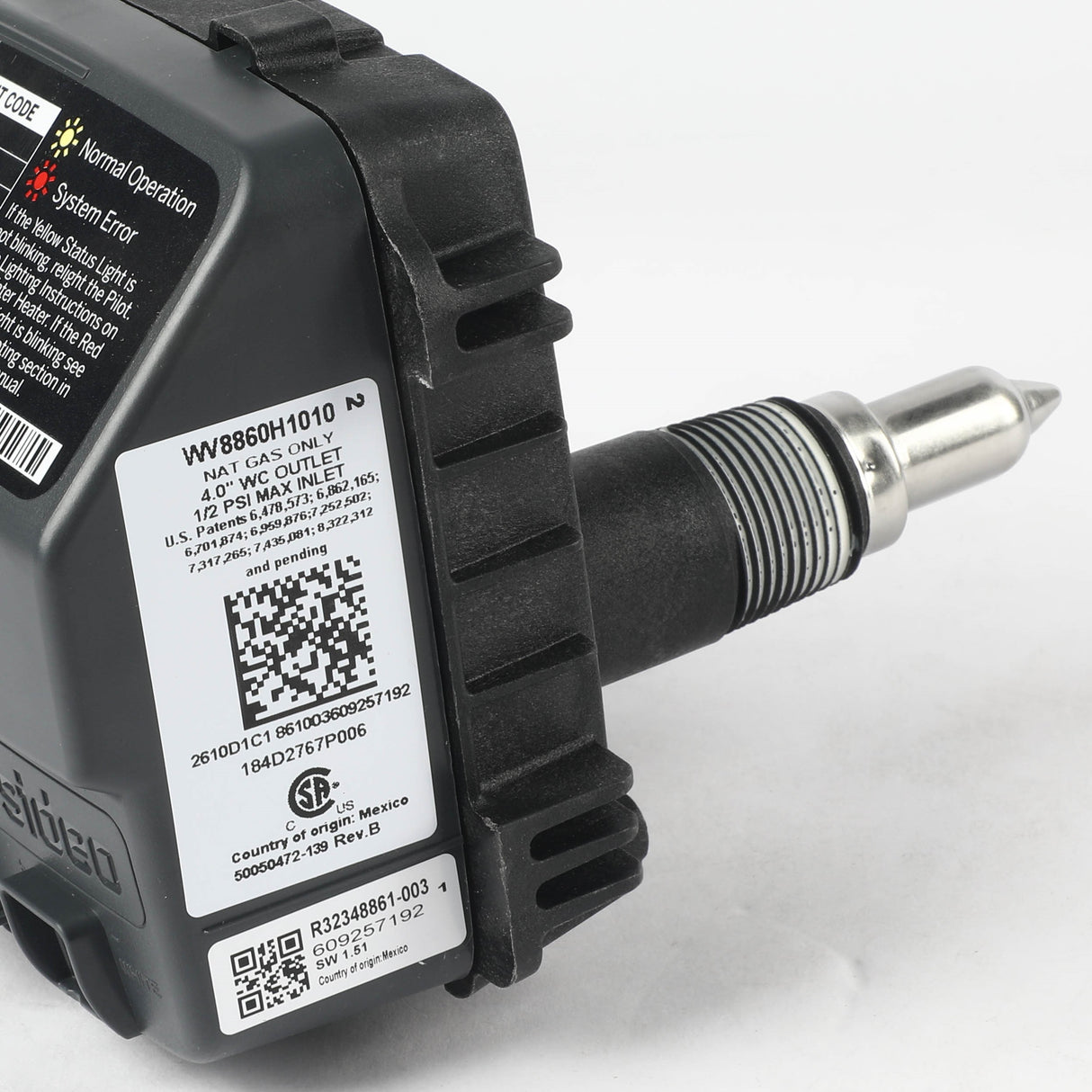 GE WS21X24921 Genuine OEM Gas Control Valve Atm Ng Thermistor