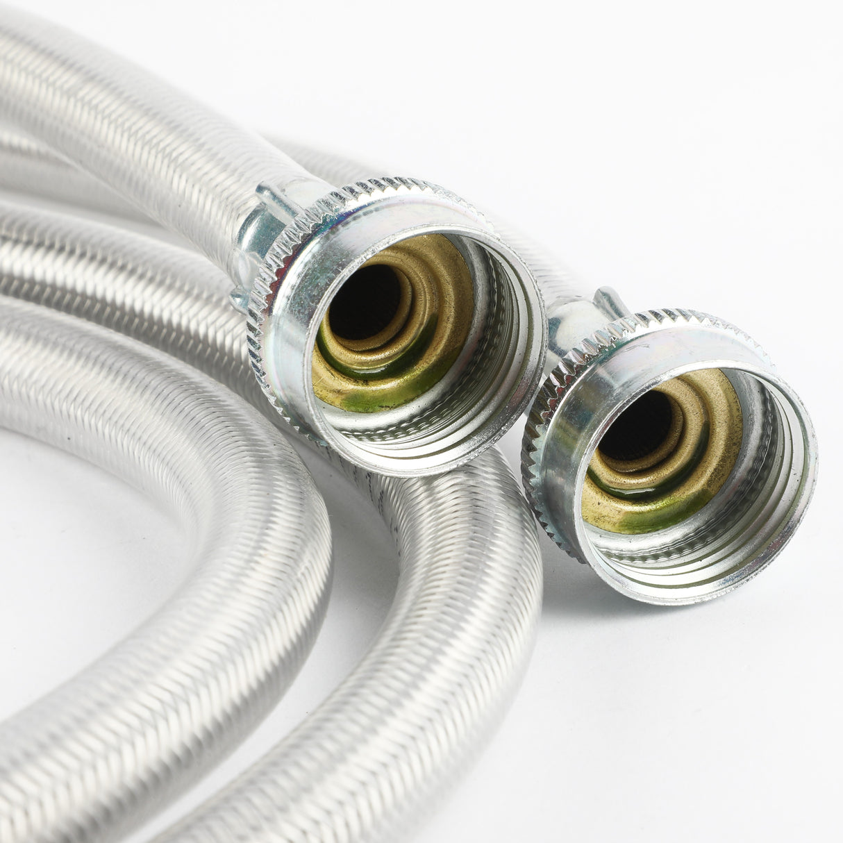 GE WX14X10017 Genuine OEM 2Pk-Plymr Coated 4' Washer Hoses 90 Elbow