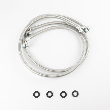 GE WX14X10017 Genuine OEM 2Pk-Plymr Coated 4' Washer Hoses 90 Elbow