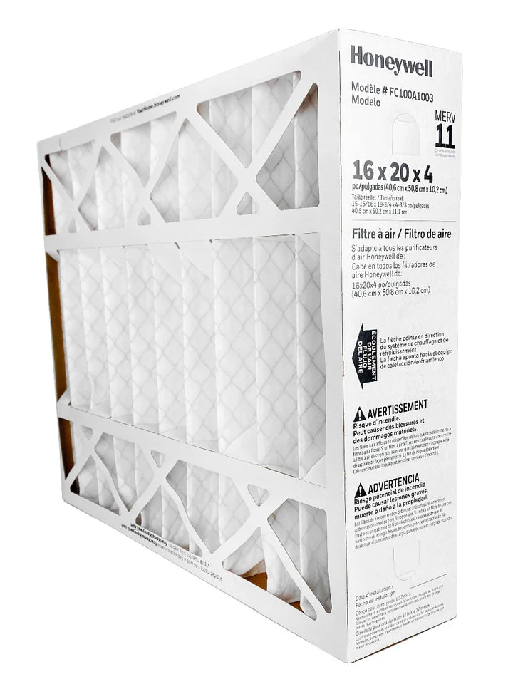 Honeywell FC100A1003 16x20x4 MERV 11 Air Filter – Replacement HVAC Furnace & AC Filter