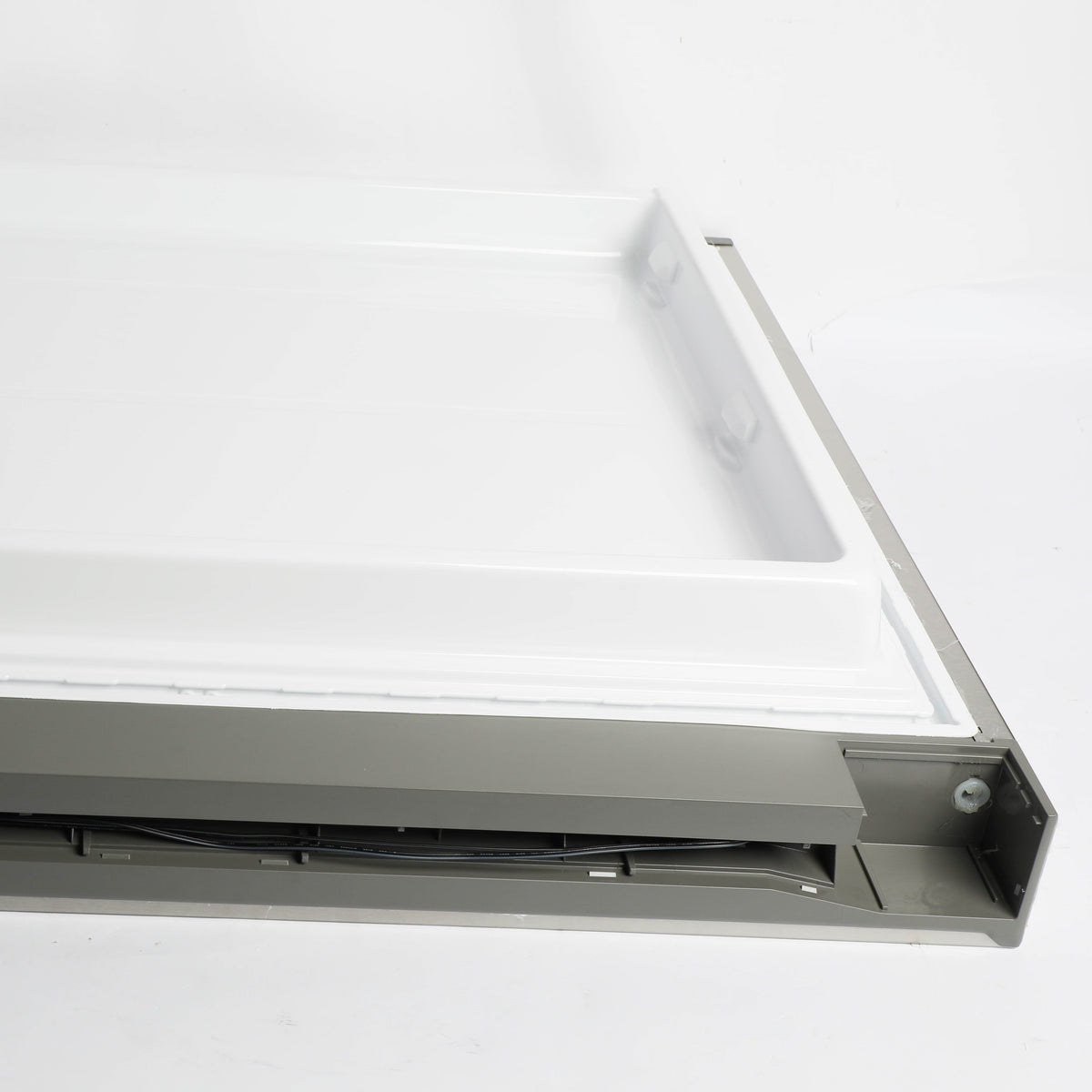 Samsung DA91-04687B Refrigerator Freezer Door, Stainless Steel