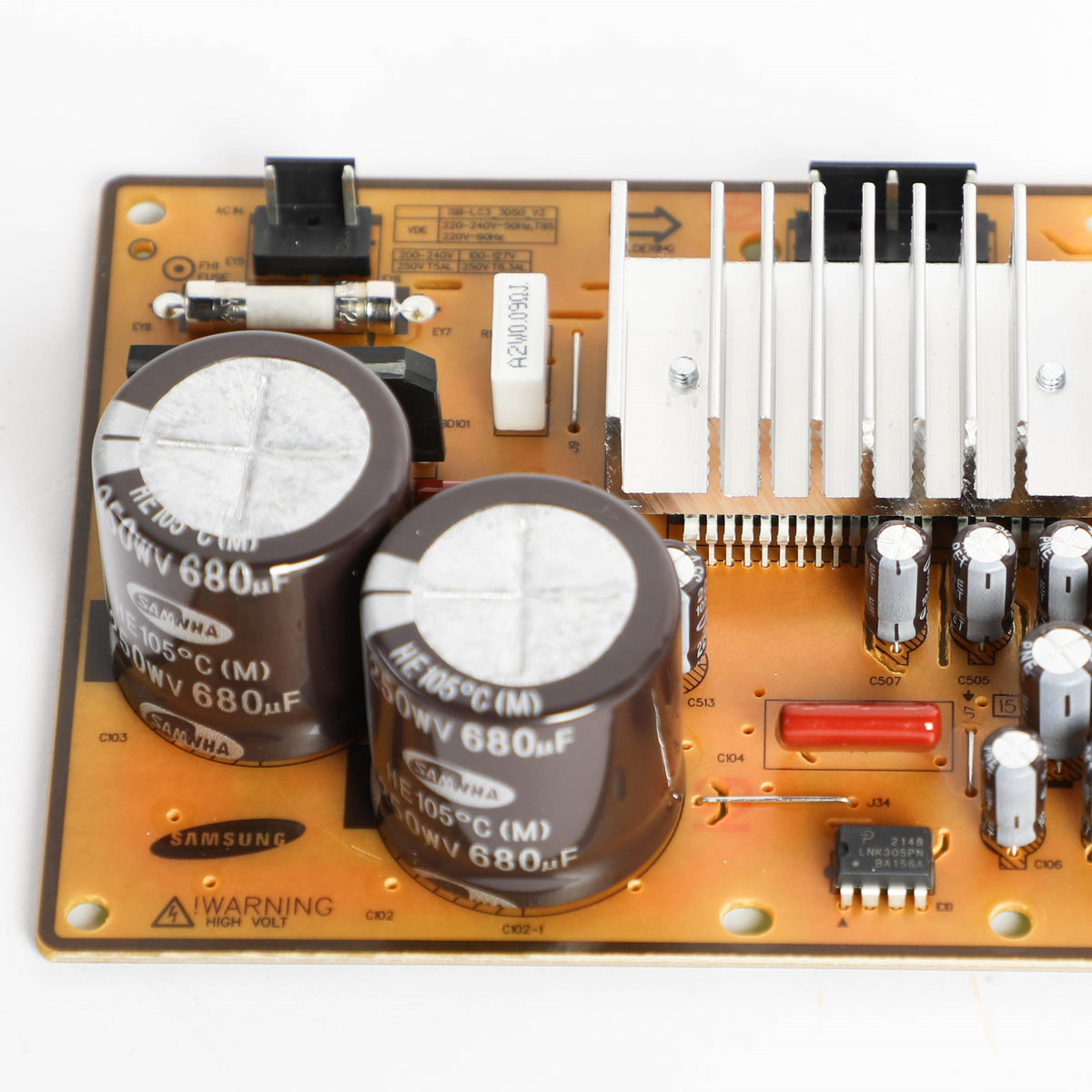 Samsung DA92-00763L Genuine OEM Assembly PCB Inverter