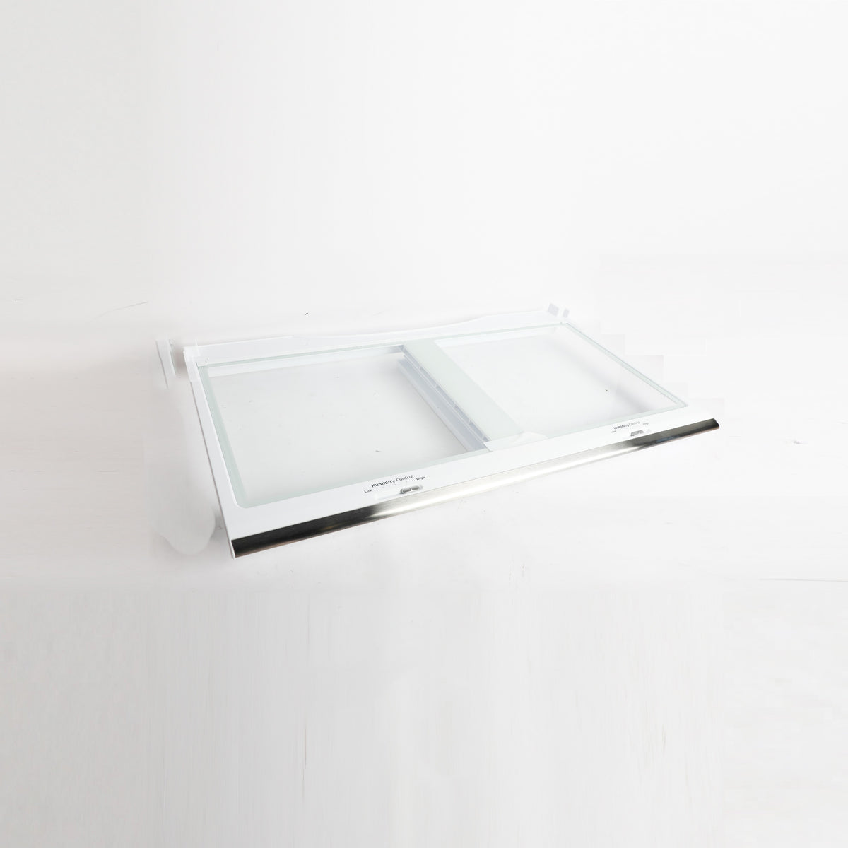 Samsung DA97-12688A Refrigerator Crisper Drawer Cover Assembly Genuine Original Equipment Manufacturer (OEM) Part White