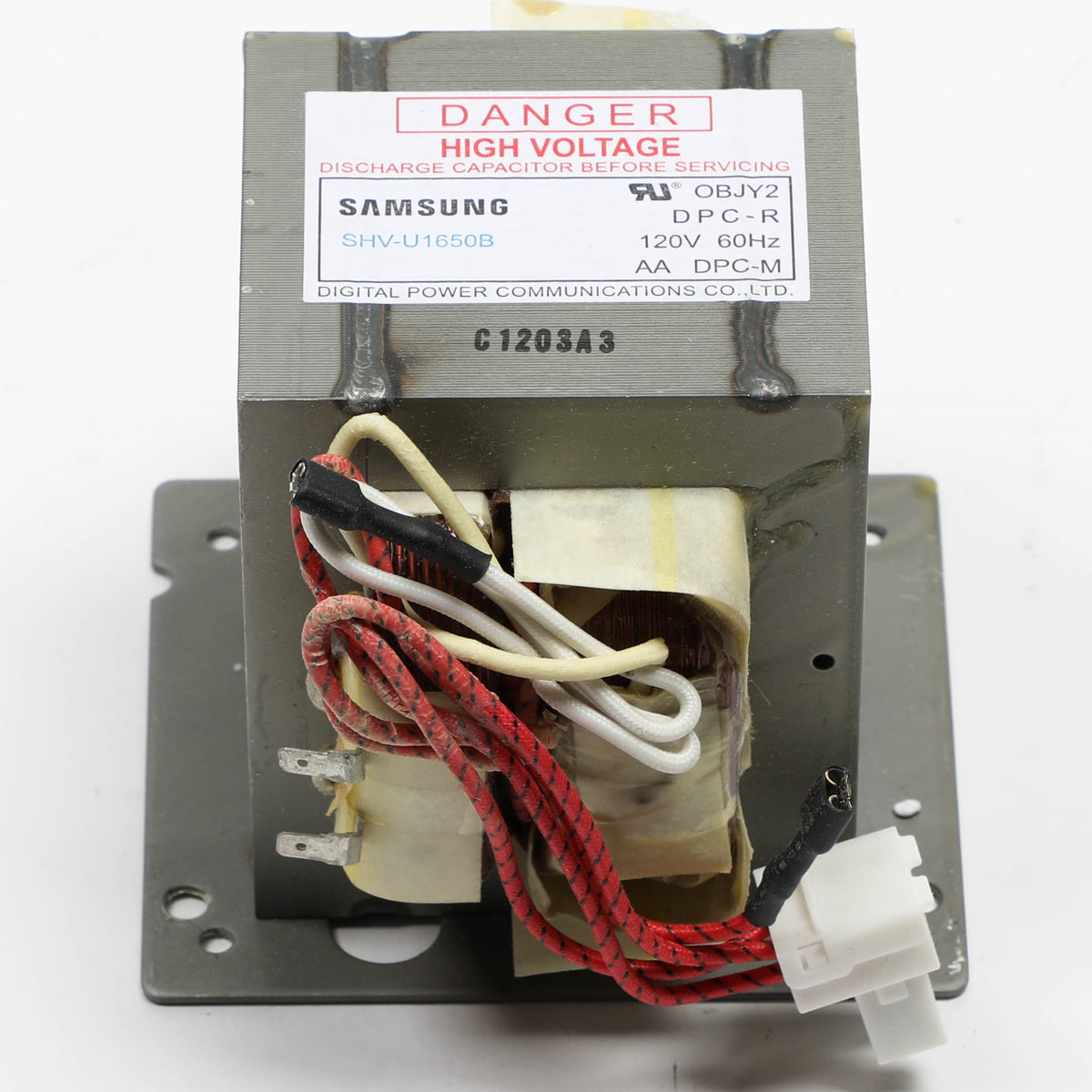 Samsung DE26-00122B Microwave High-Voltage Transformer (Replaces: DE26-00143C)
