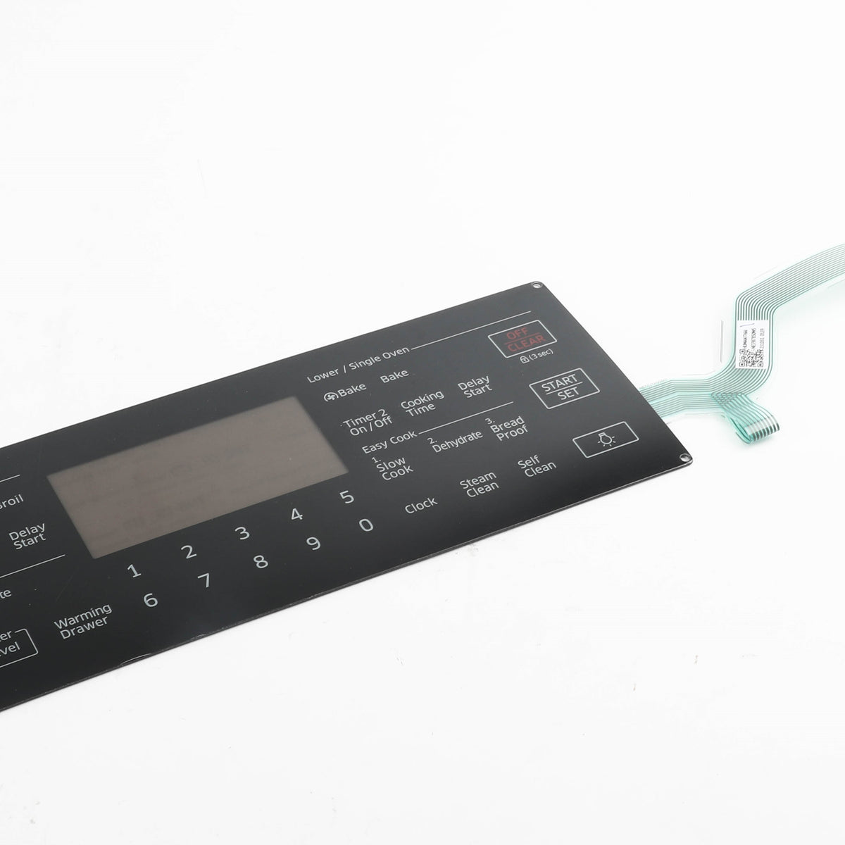 Samsung DG34-00032A Range Touchpad + Display, Membrane Switch, Black