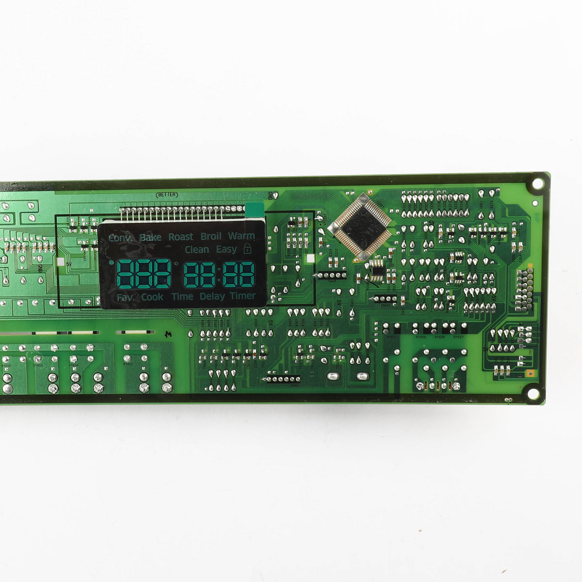 Samsung DG92-01107A Range Oven Main Control Board + Display, PCB