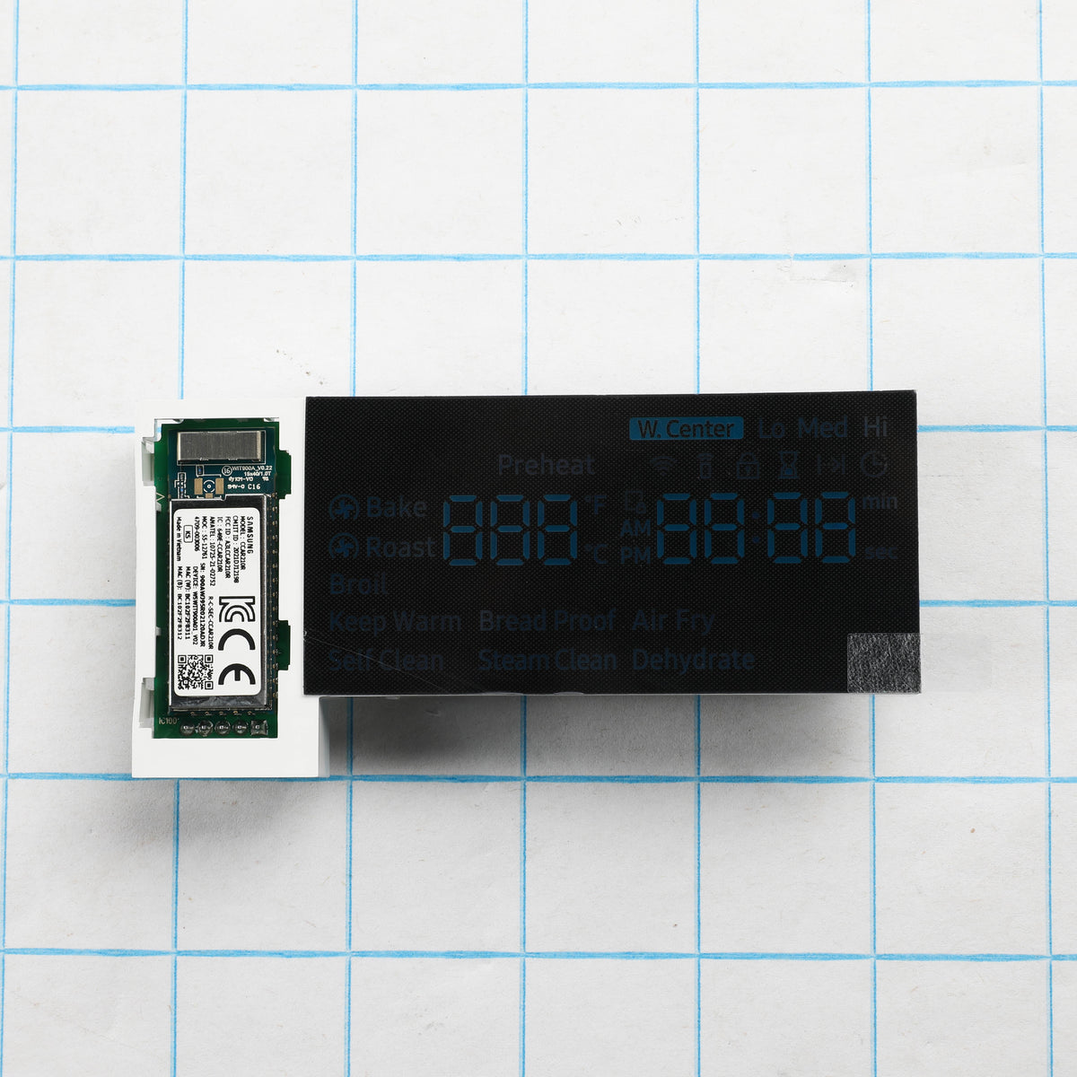 Samsung DG92-01231A Range Display Board, PBA Module, Black