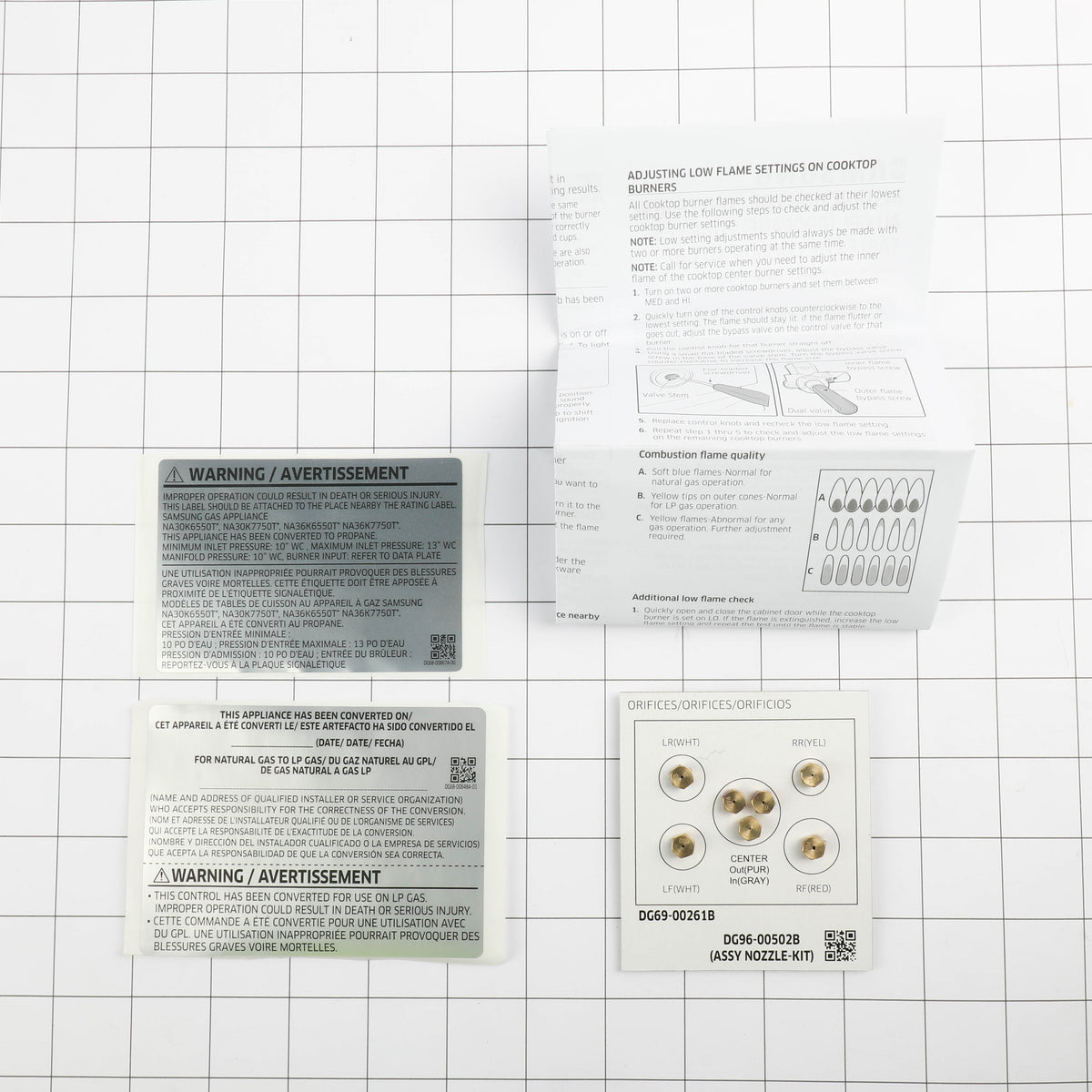 Samsung DG96-00502B Genuine OEM Assembly Nozzle Kit