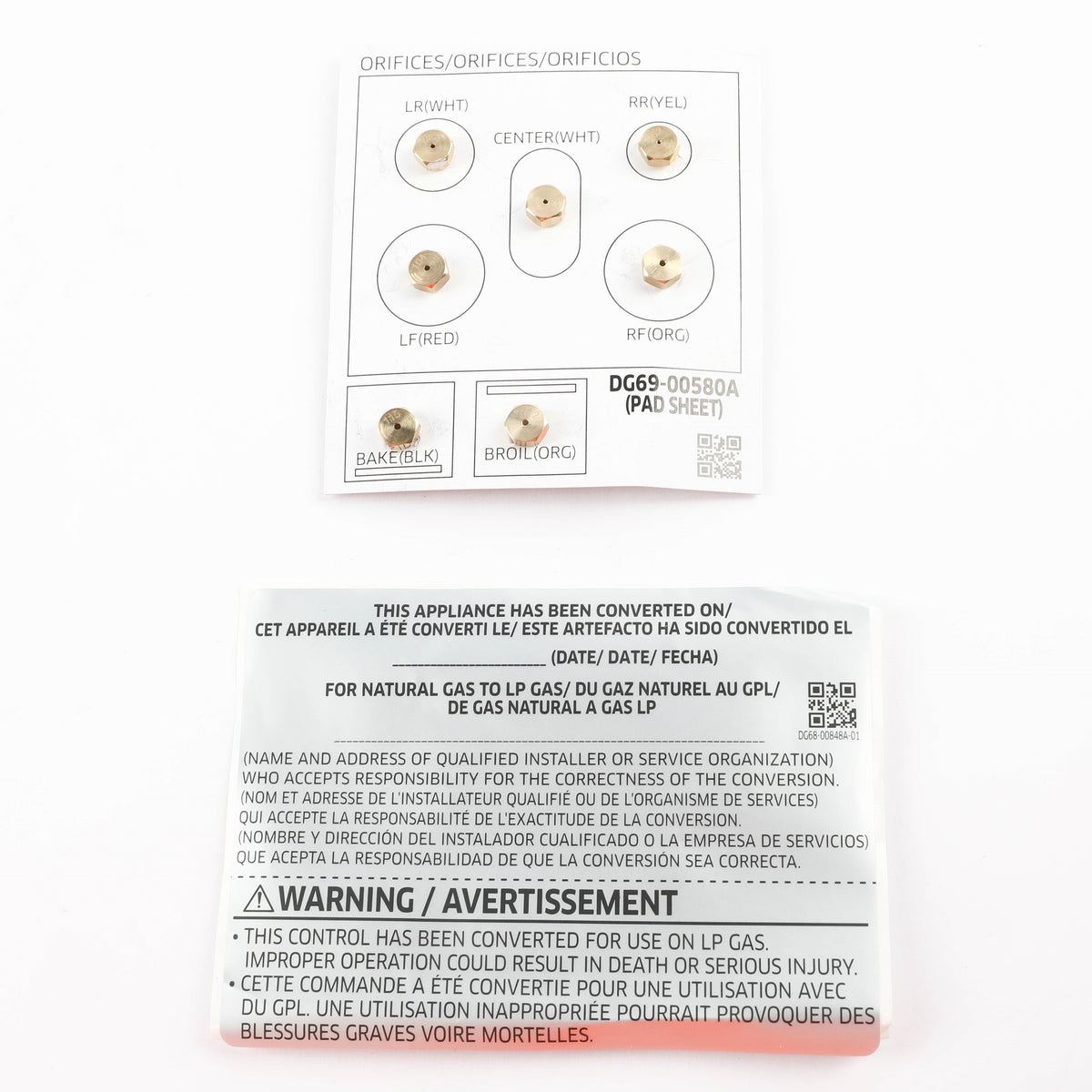 Samsung DG96-00890A Genuine OEM Assembly Nozzel Kit