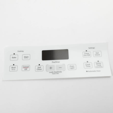 GE WB07X24623 Genuine OEM Range Control Panel - White