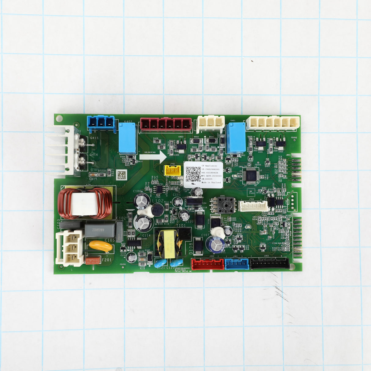 GE WH22X33178 Genuine OEM Main Control Board W/Instructions