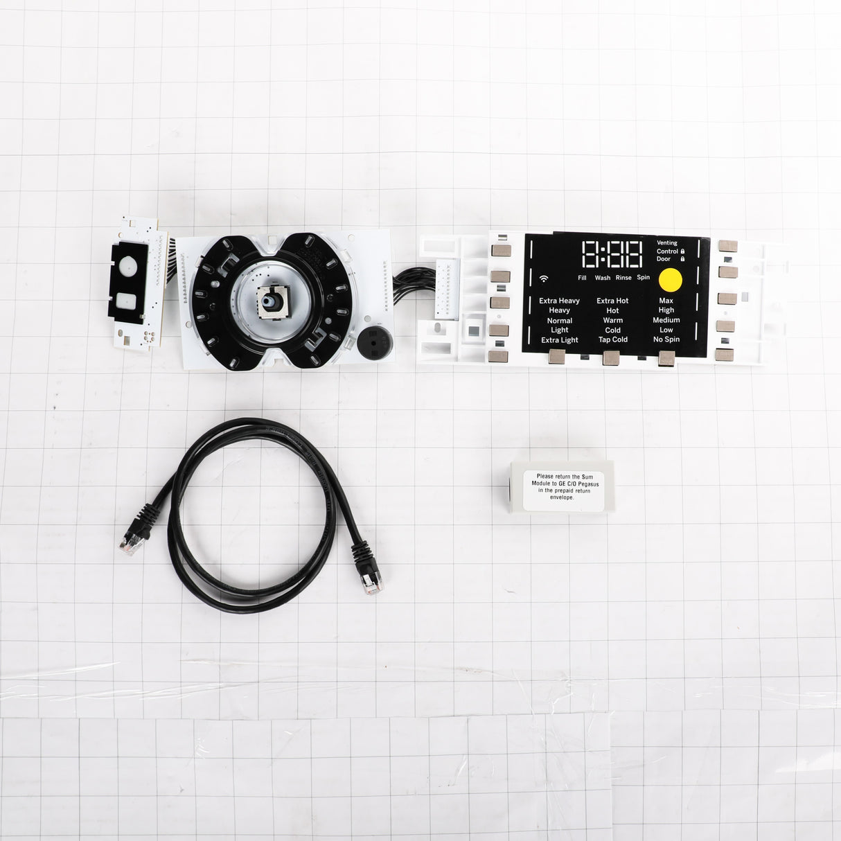 GE WH22X34917 Genuine OEM Ui Board W/Sum And Instructions Fl Washer 510/550
