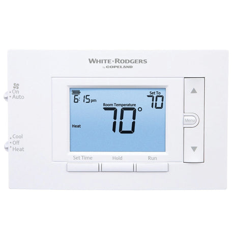 White-Rodgers 1F83C-11PR Single-Stage Digital Thermostat with 4.5" Display, 1H/1C, 7-Day, 5+1+1
