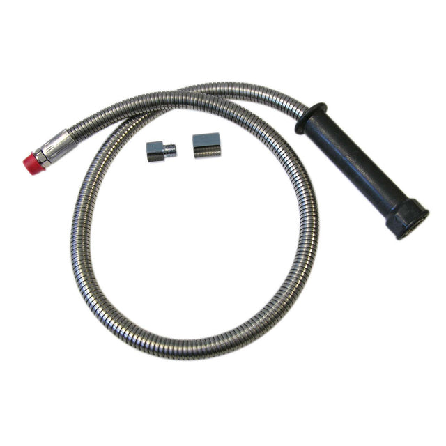 83-44ABNF Chicago Faucets 83-44NF Pre-Rinse Hose & Handle Assembly, 44" L, Chrome Plated