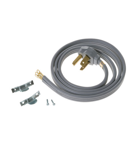 GE WX09X10004 Genuine OEM Power Cord (Grey) for GE Dryers