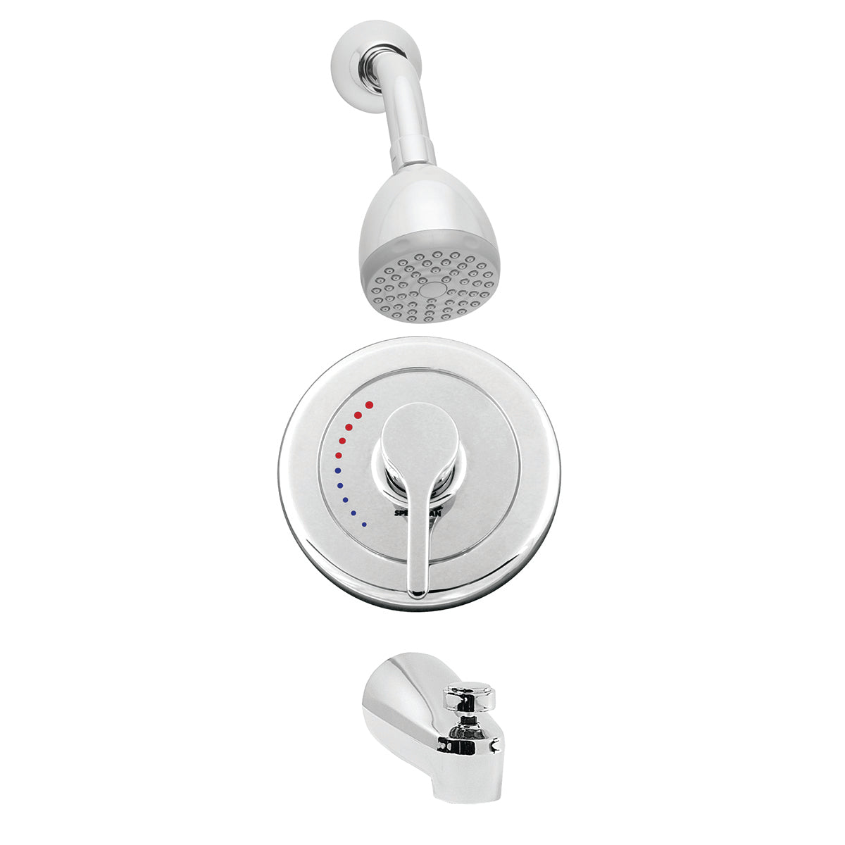 Speakman SLV-3030 Sentinel Mark II Trim, Shower and Tub Combination (Valve not included) Polished Chrome Finish - 2.0 GPM