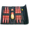 Partsmaster 81100600 14-Pieces 1000 V Insulated Electrician Screwdriver Set with Phillips, Torx and Slotted Tips
