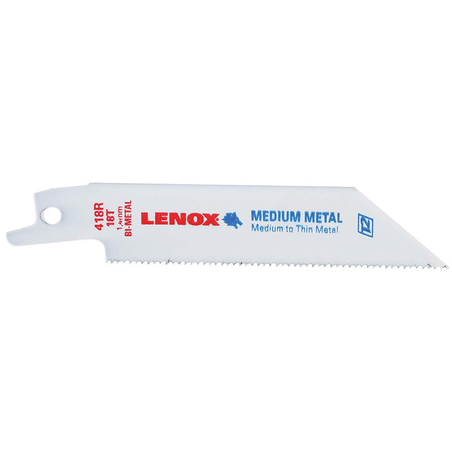 Lenox 20552418R 4" 18TPI Reciprocating Saw Blade, Metal (5 pack)