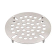 PlumbMaster Approved 35834 3-7/16" Stainless Steel Flat Strainer for Franklin Waste