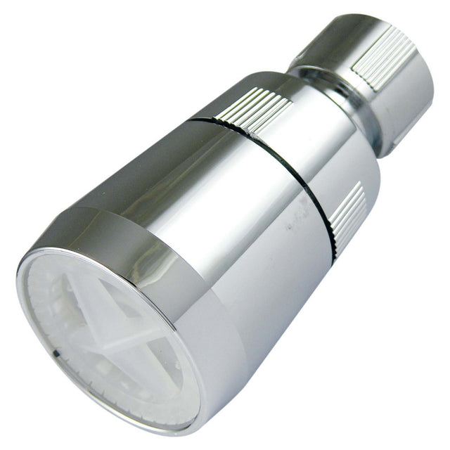 PlumbMaster Approved 51012 ABS Economy Watersaving Shower Head with White Face, 2.5 gpm, Chrome Plated