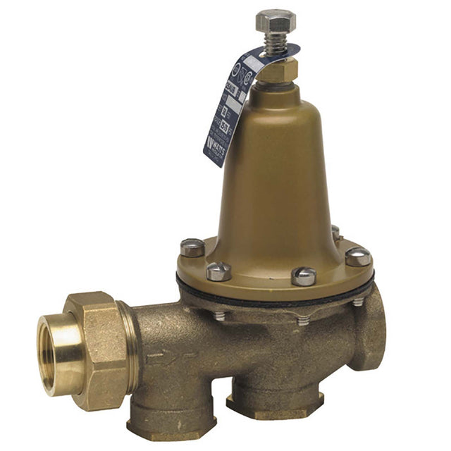Watts 1LF25AUB-S 1" Solder Union x FIP Pressure Reducing Valve, Copper Silicon Alloy