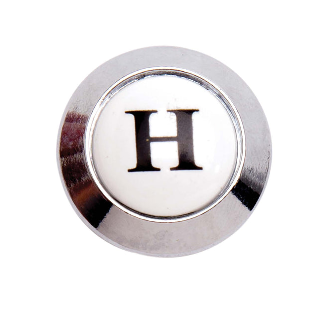 PlumbMaster Approved 46605 Chrome Plated Porcelain Hot Index Button