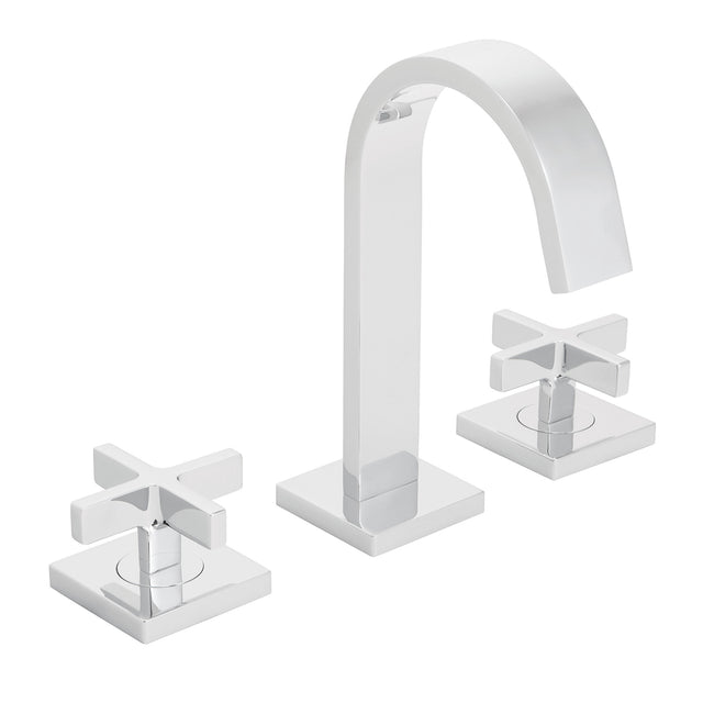 Lura SB-2521 Widespread Faucet with Cross Handles