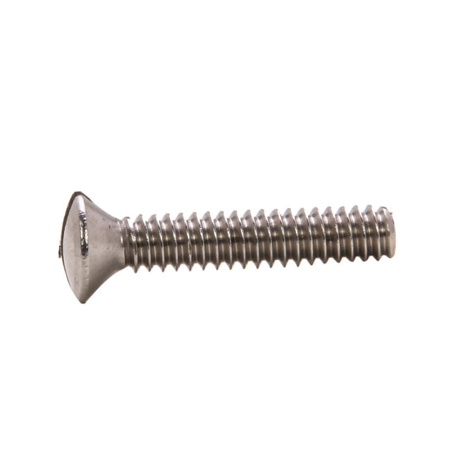 PlumbMaster Approved 35654 49 Oval Head Handle Screw, #10-24 x 1", Chrome Plated