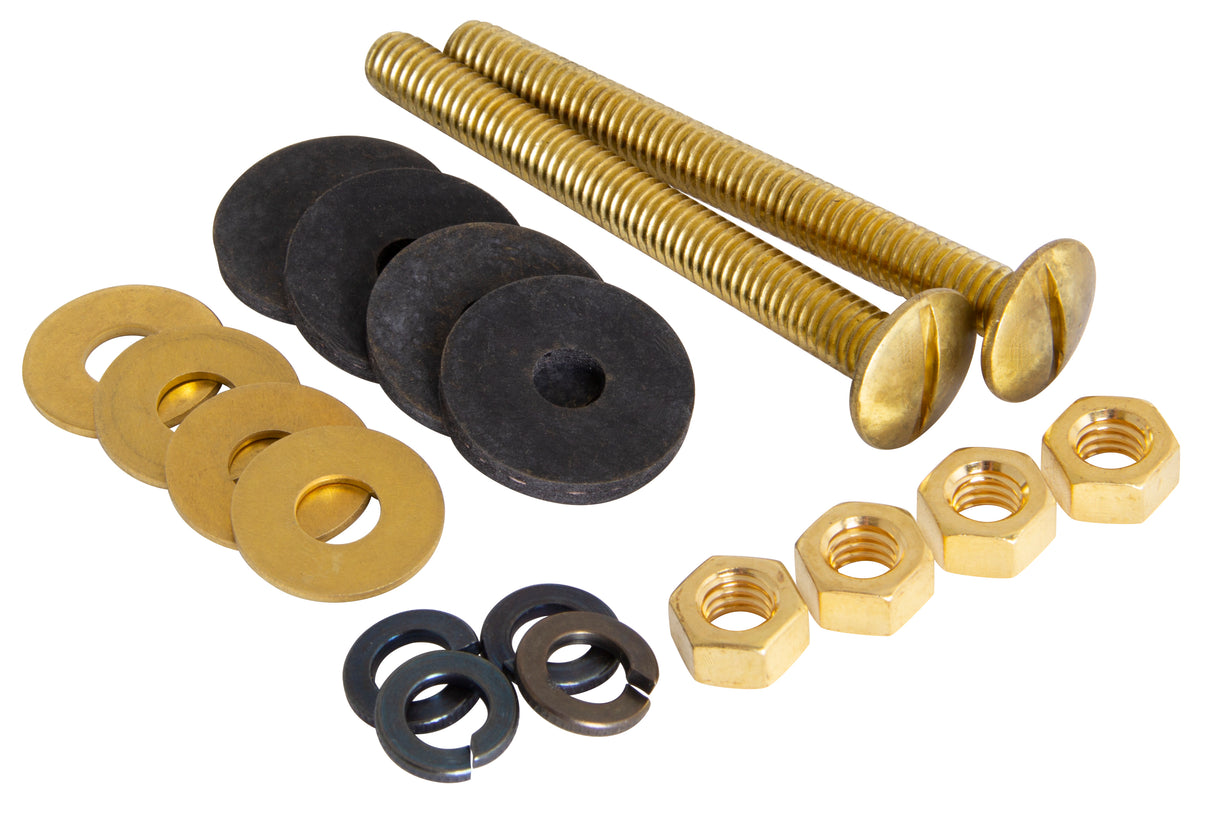 PlumbMaster Approved 88911 Solid Brass Tank Bolt, 5/16" Diameter x 3-1/4 Length