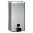 ASI 0347 Vertical Surface Mounted Soap Dispenser, 40 fl-oz, Satin