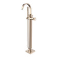 Lura SB-2534-BBZ Free Standing Roman Tub Faucet with Cross Handle BBZ