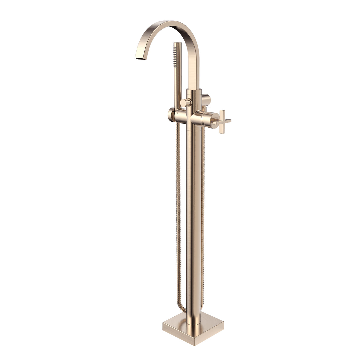 Lura SB-2534-BBZ Free Standing Roman Tub Faucet with Cross Handle BBZ